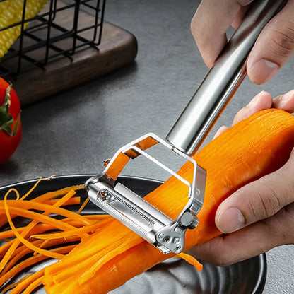 Kitchen Vegetable Peeler Stainless Steel Potato Peeler Slicer Korean Carrot